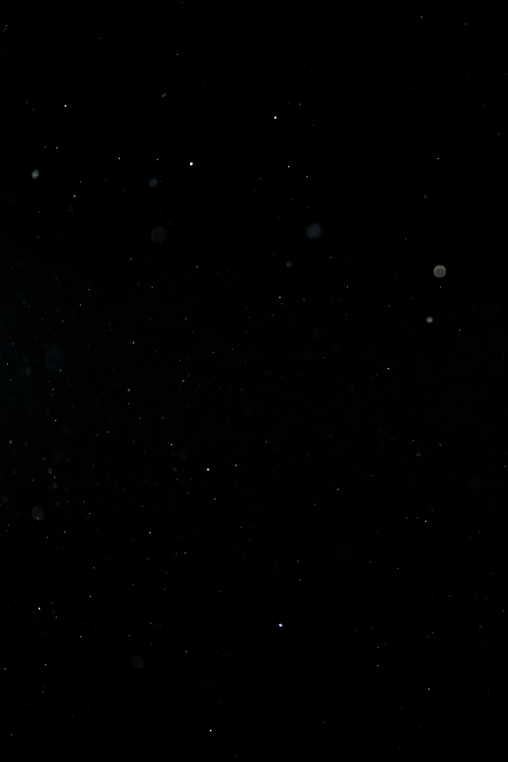 Black background with dust